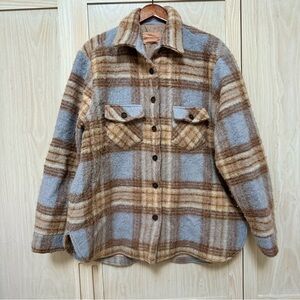 Andamane Evita Checked Shirt Jacket L